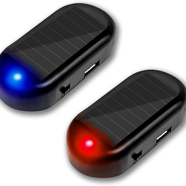 Solar LED Car Security Light – Flashing Anti-Theft Warning