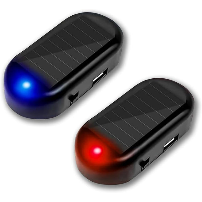 Solar LED Car Security Light – Flashing Anti-Theft Warning