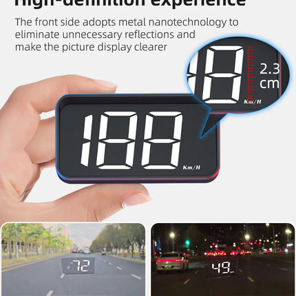 GPS Head-Up Display for Car – Real-Time Speed Projection on Windshield