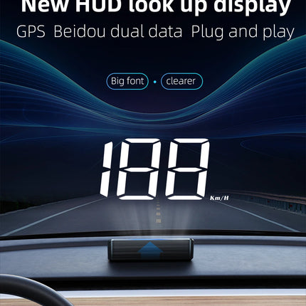 GPS Head-Up Display for Car – Real-Time Speed Projection on Windshield