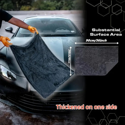 Large Microfiber Car Drying Towel – Ultra Absorbent (Holds Up to 1 Gallon) & Streak-Free