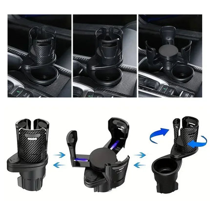 Expandable Car Cup Holder for Large Bottles (Stanley & Owala Compatible)