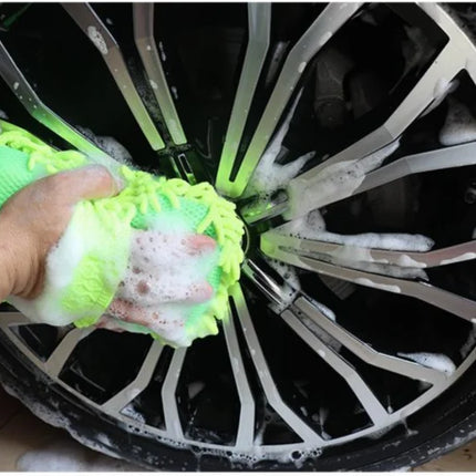 Chenille Microfiber Car Wash Mitt – Slip-On, Easy & Scratch-Free Cleaning