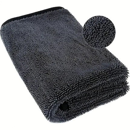 Large Microfiber Car Drying Towel – Ultra Absorbent (Holds Up to 1 Gallon) & Streak-Free