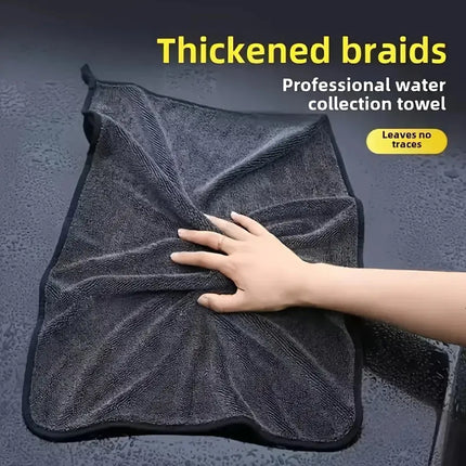 Large Microfiber Car Drying Towel – Ultra Absorbent (Holds Up to 1 Gallon) & Streak-Free